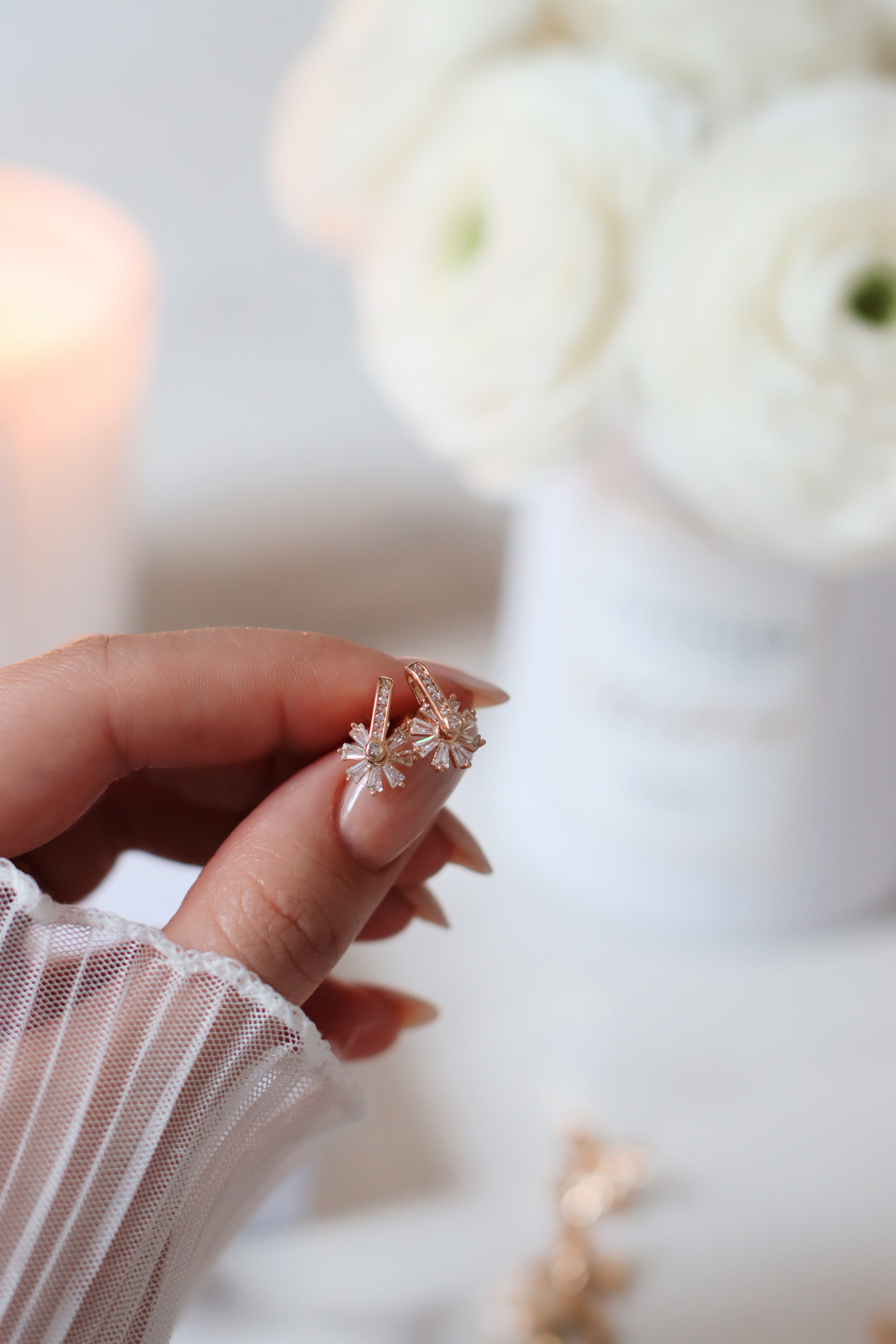 Winona Gold Filled Flower Earrings