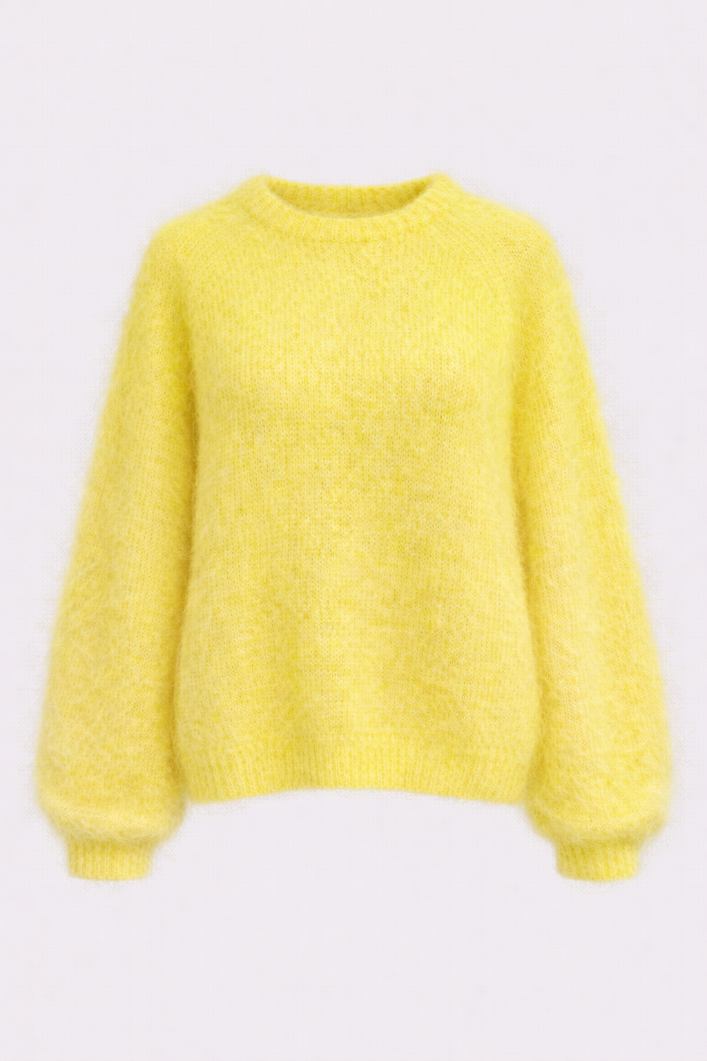 KILEY MOHAIR BLEND SWEATER LEMON