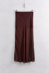 Ceena Sheer Skirt Burgundy