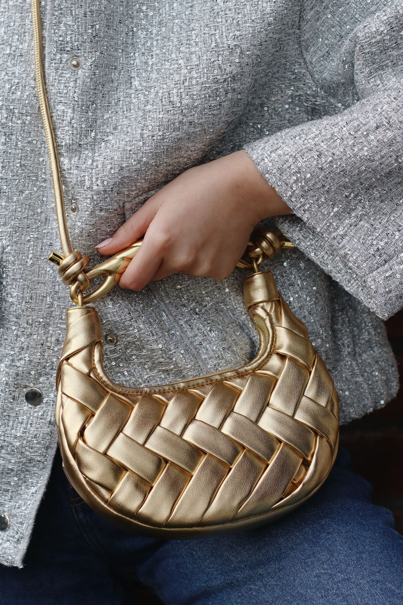 Floramaria Woven Bag Gold