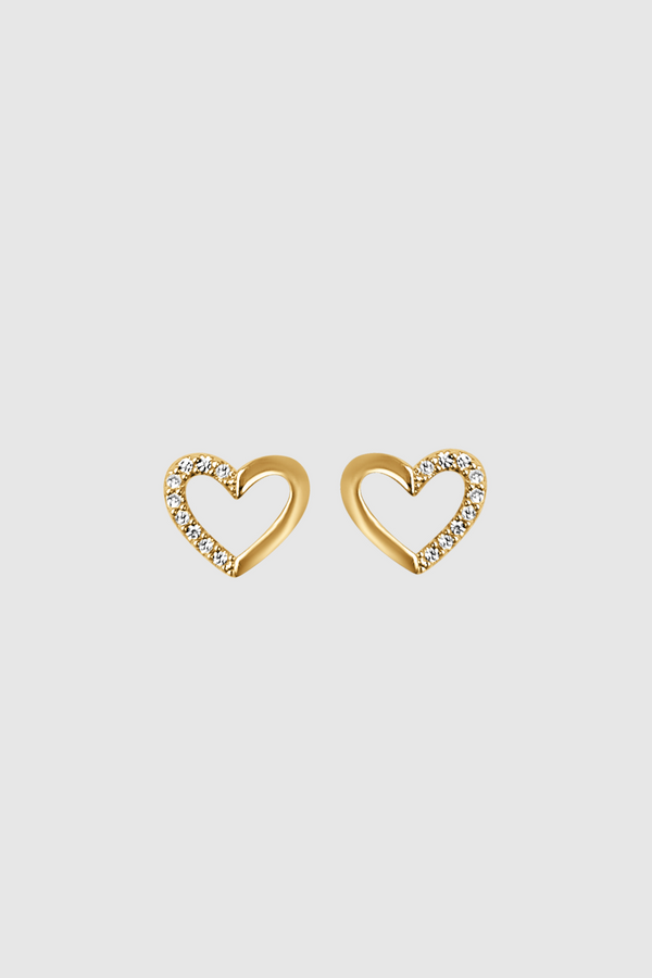 Vera Gold Filled Heart Earrings