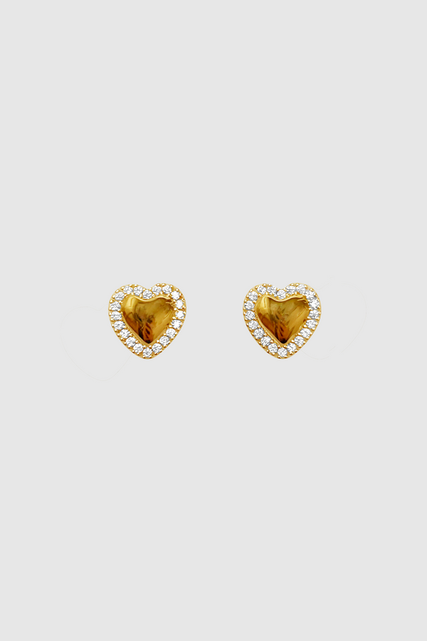 Vivienne Gold Filled Heart Earrings