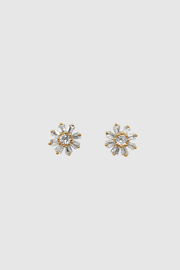 Willace Gold Filled Flower Earrings