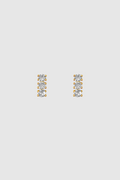 Wyatt Triple Stud Earrings (Colours)