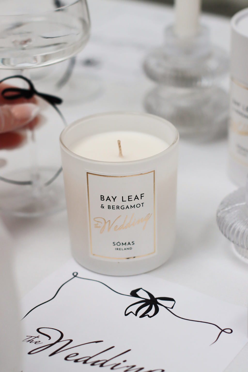 WEDDING CANDLE BAY LEAF & BERGAMOT