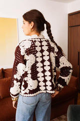 April Crochet Cardigan