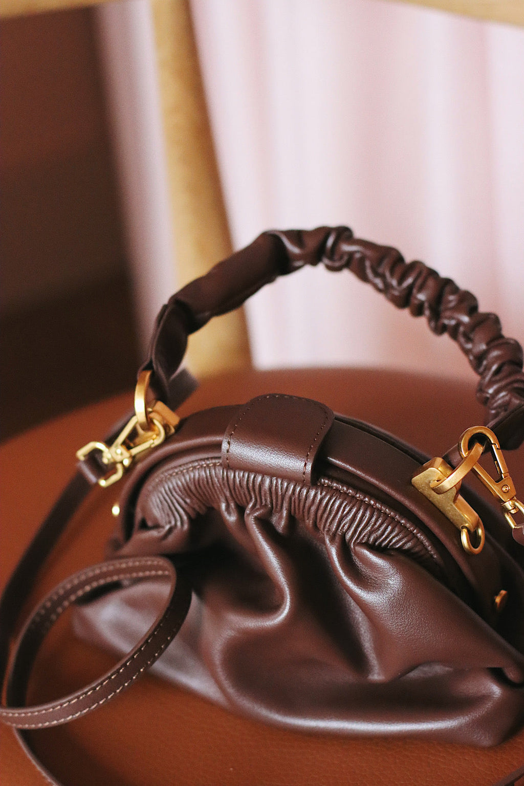 FREYA TAUPE CLOUD BAG