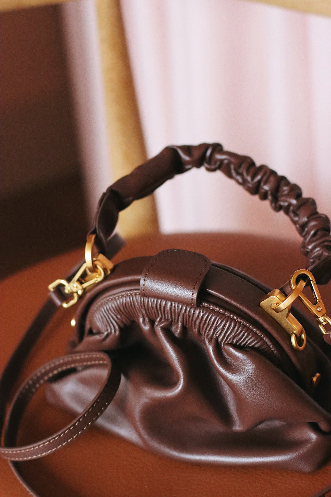 FREYA TAUPE CLOUD BAG