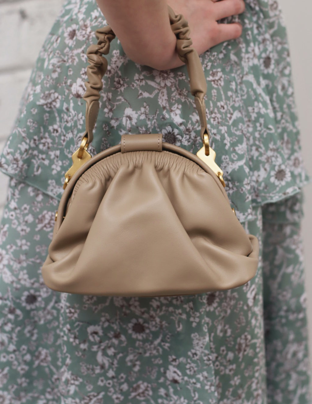 FREYA TAUPE CLOUD BAG
