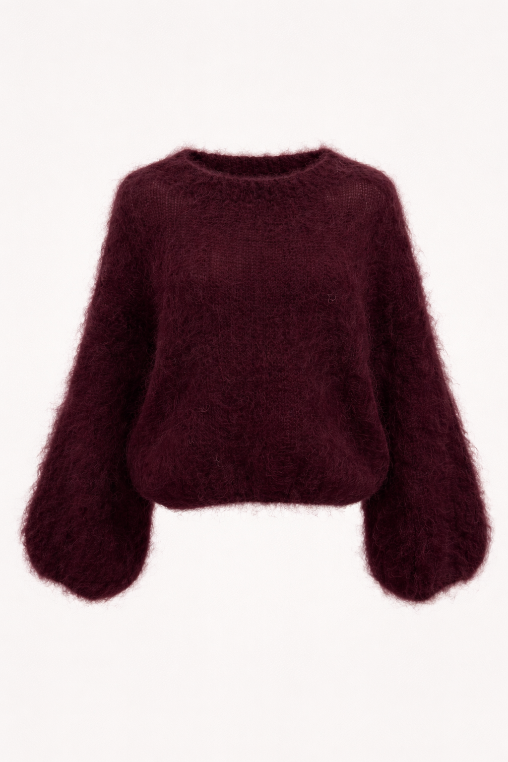 KELLY MOHAIR BLEND SWEATER WINE