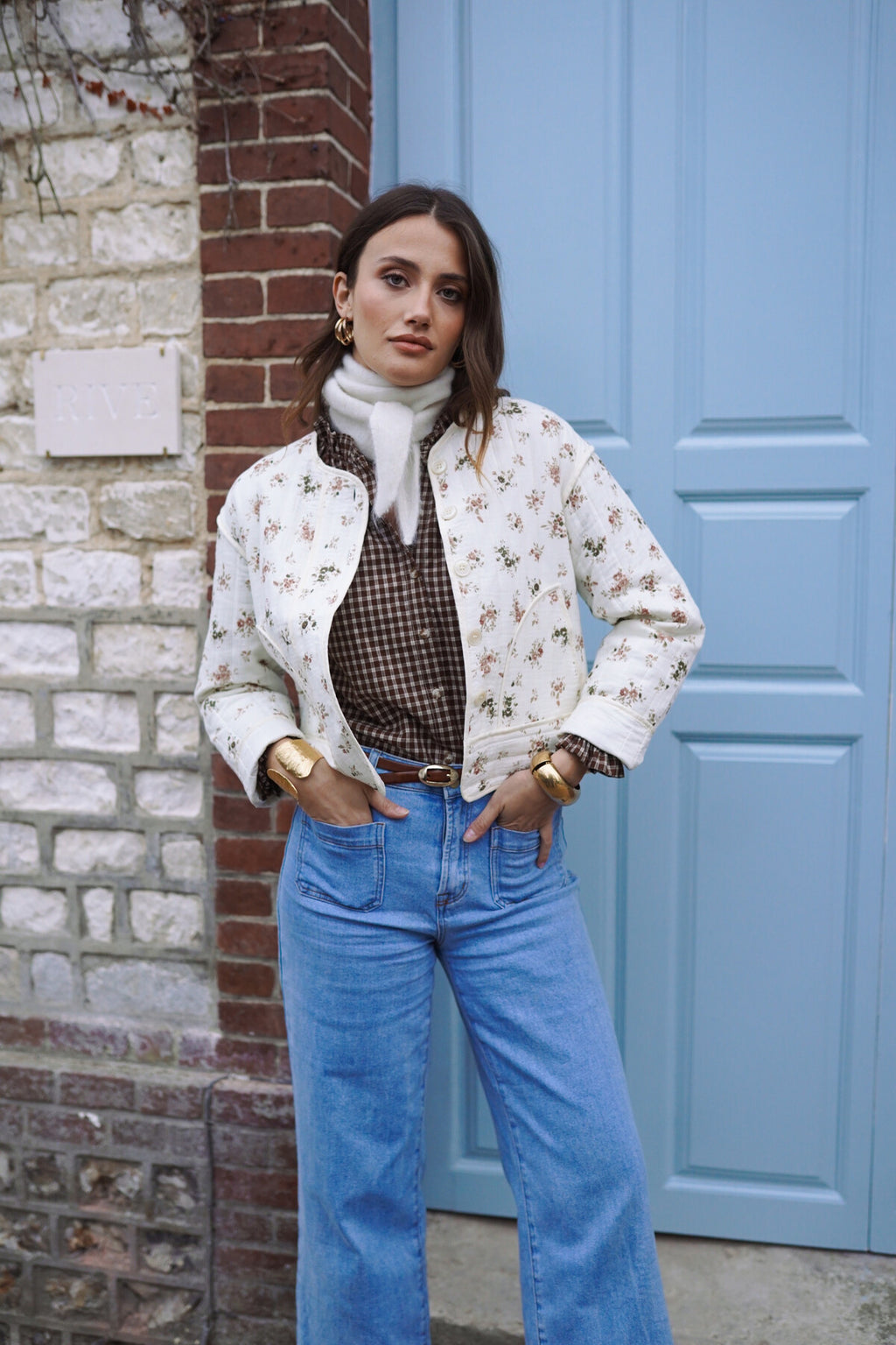 Lenni Floral Quilted Jacket