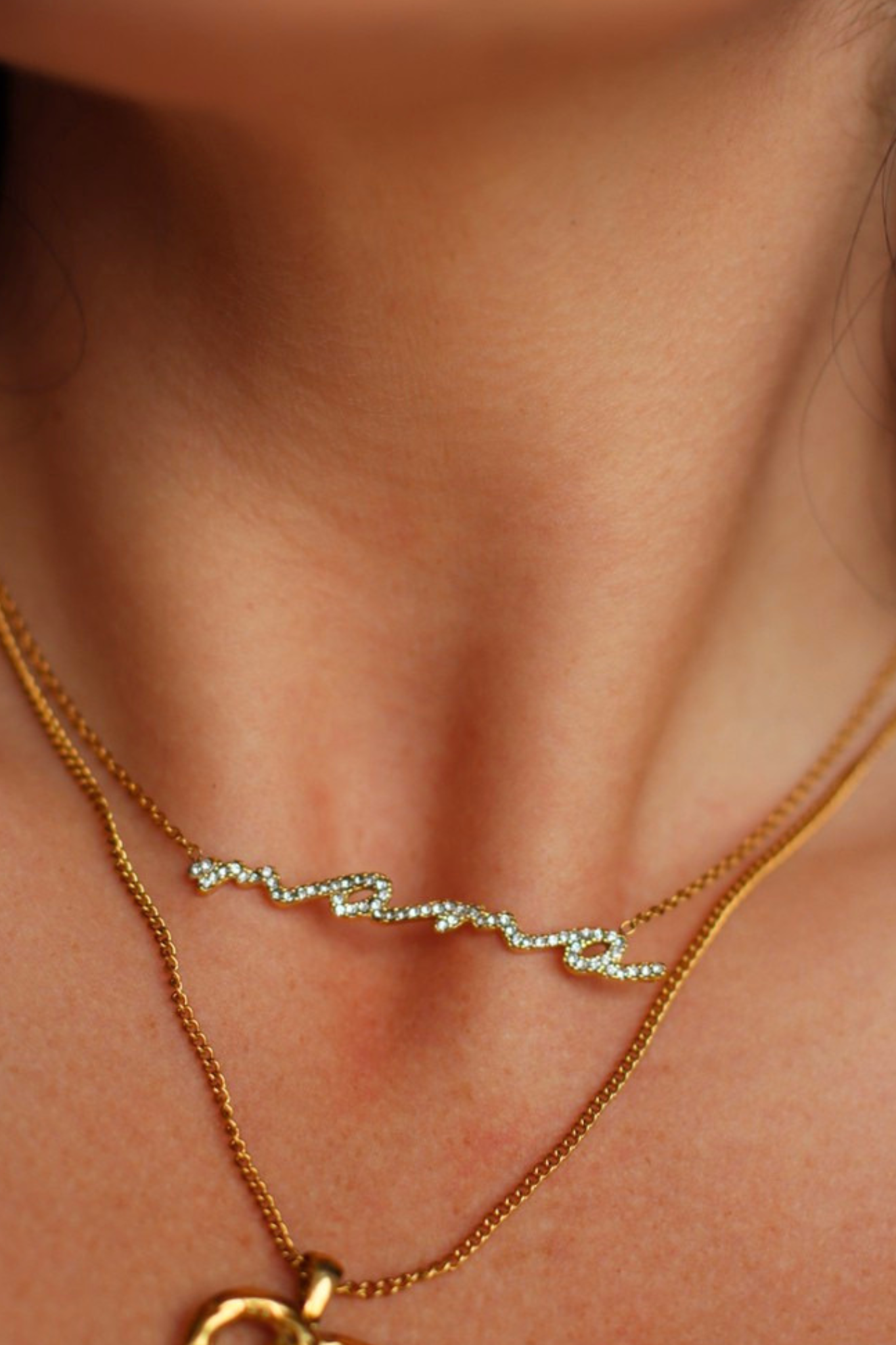 Mama Pendant Necklace