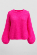KELLY MOHAIR BLEND SWEATER NEON PINK