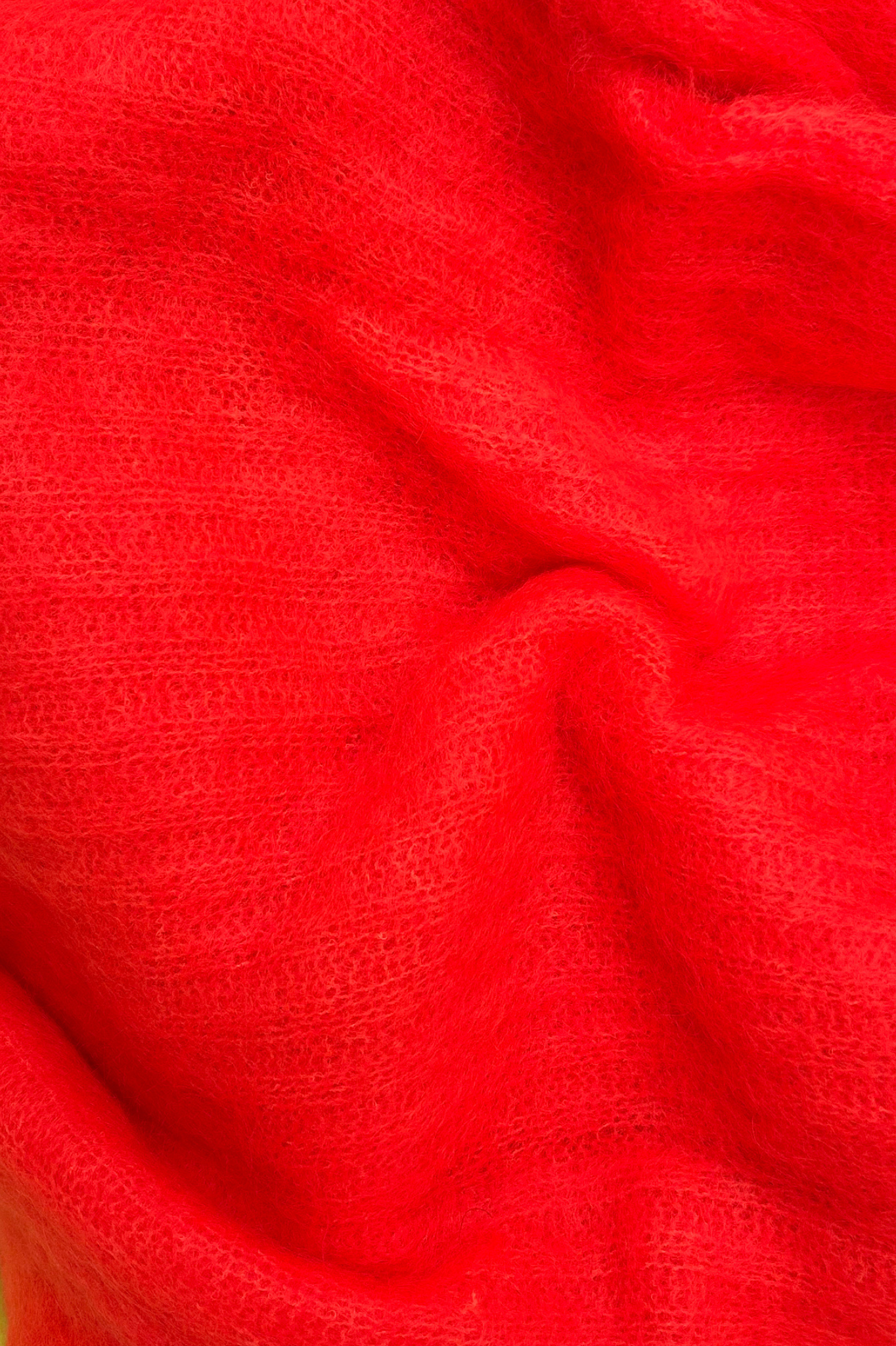 KELLY MOHAIR BLEND SWEATER NEON CORAL