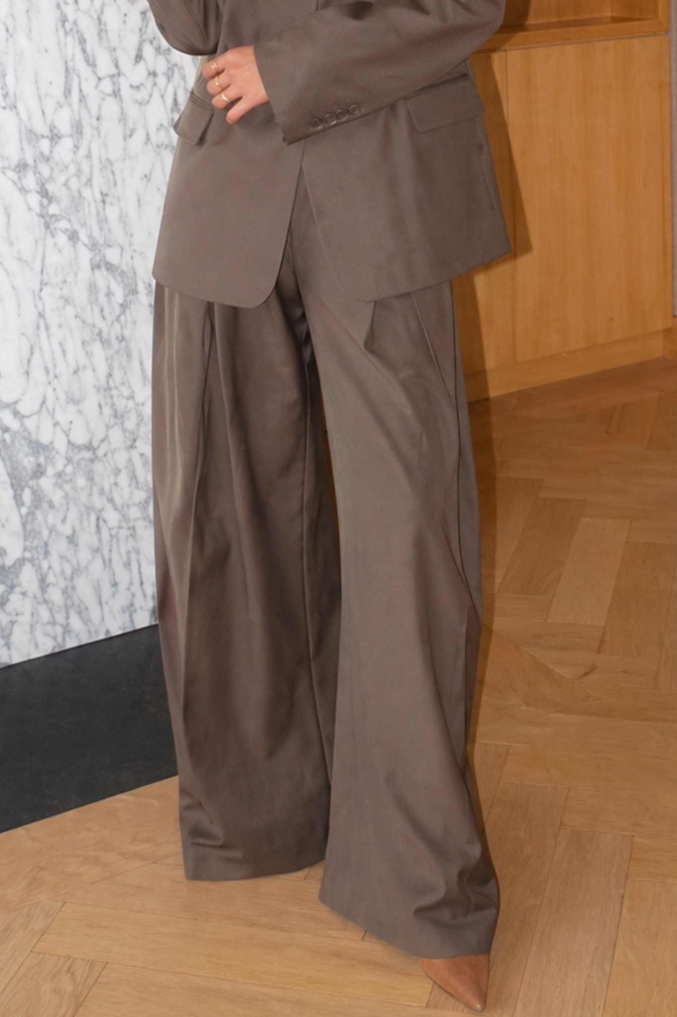 KENNEDY TROUSERS BROWN