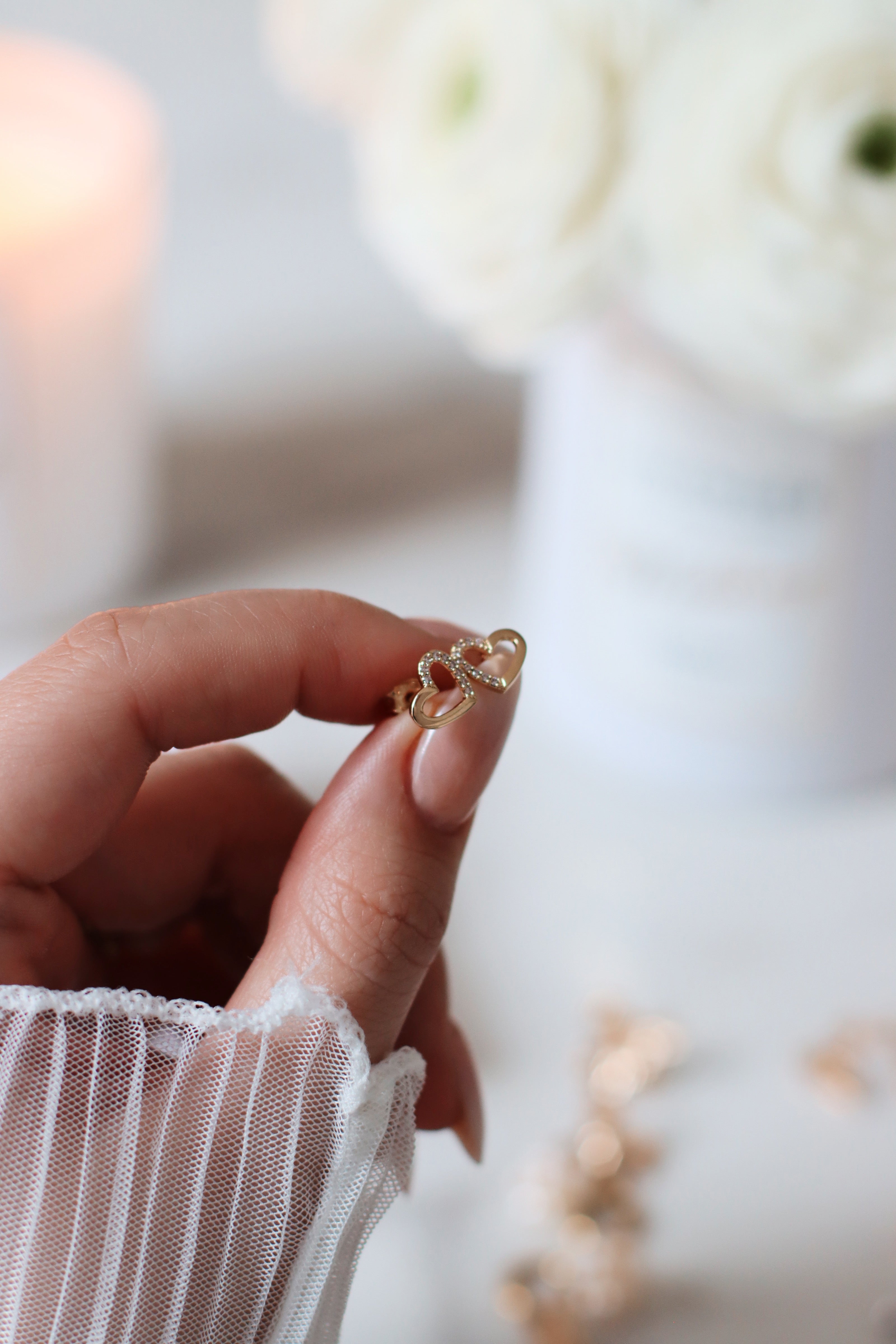 Vera Gold Filled Heart Earrings
