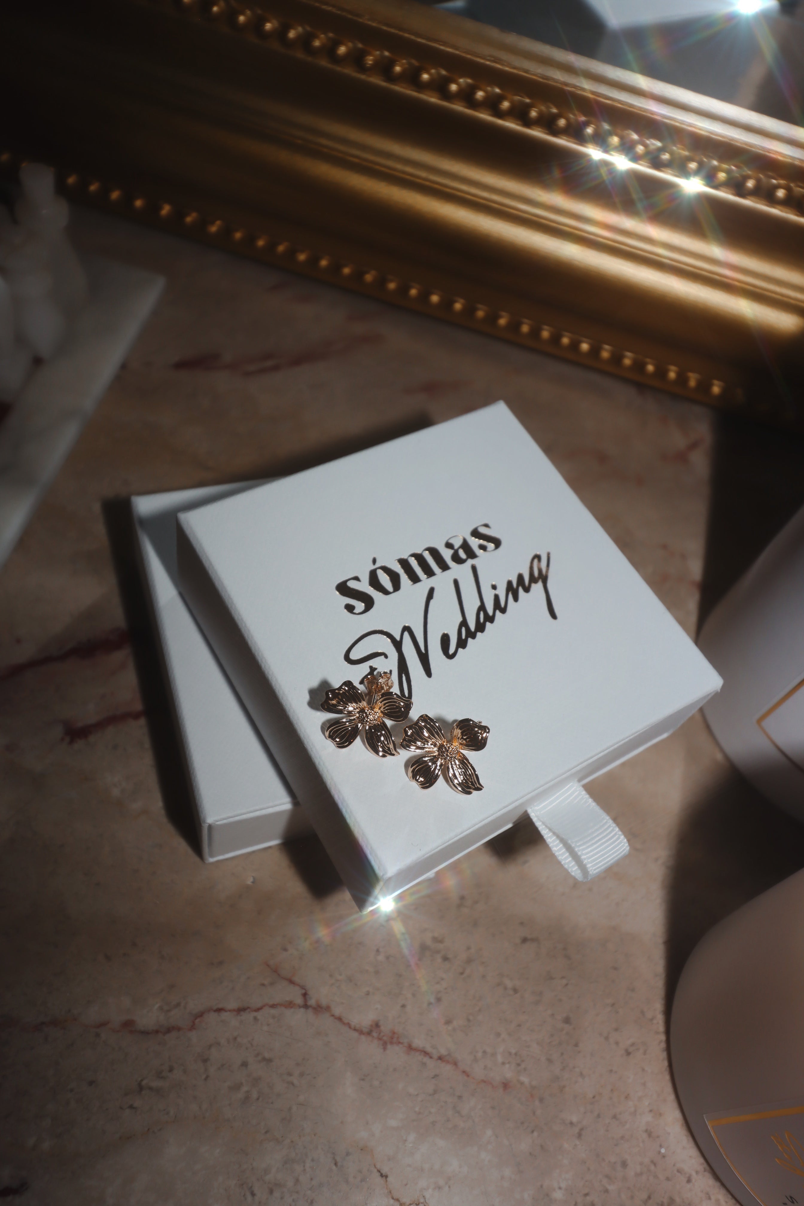 Victoria Gold Filled Flower Earrings