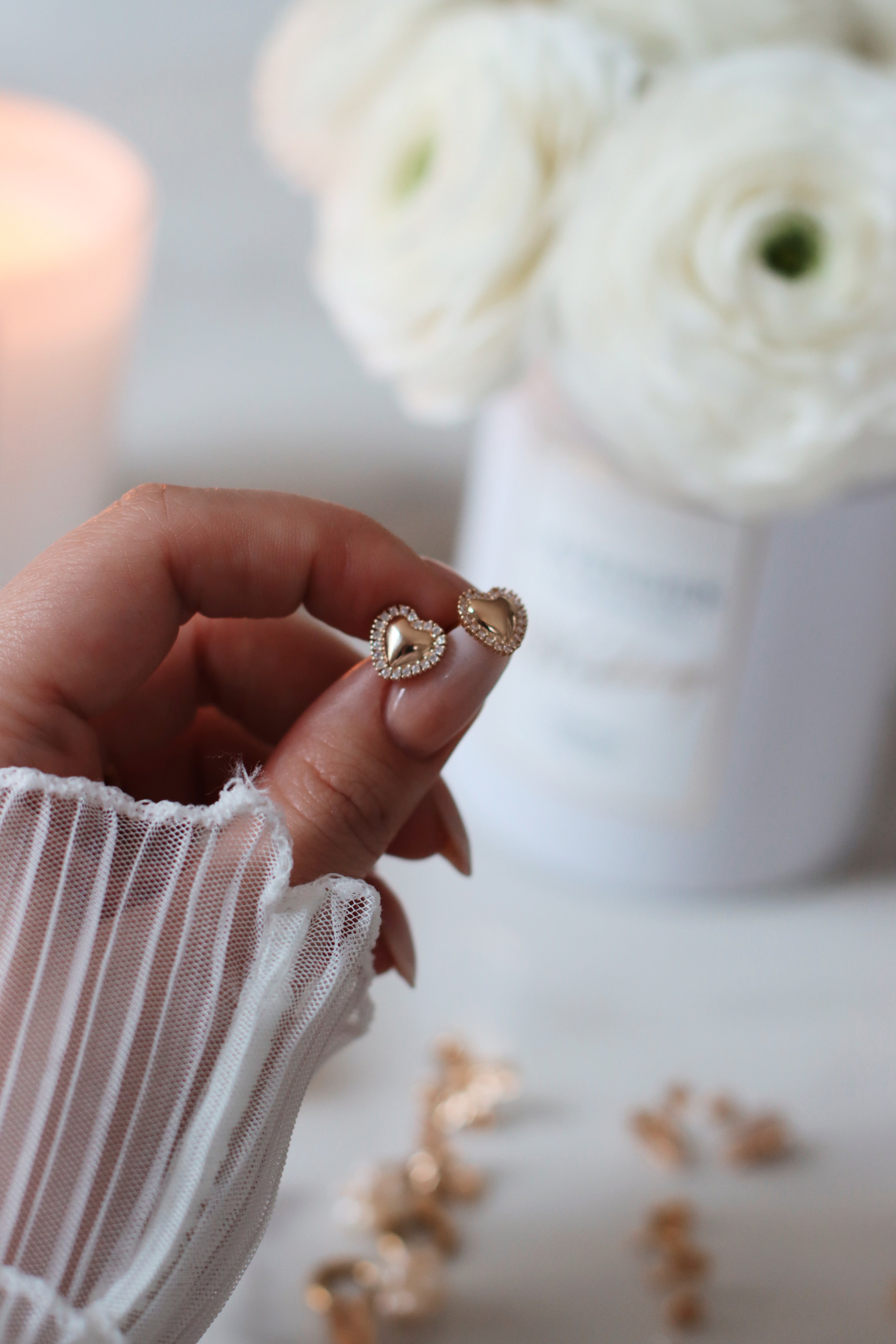 Vivienne Gold Filled Heart Earrings