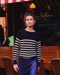 BRETON HAYFIELD RIBBED JUMPER NAVY
